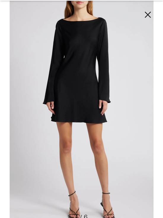 French Connection Dresses & Skirts - French Connection Black Long-Sleeve Mini Dress